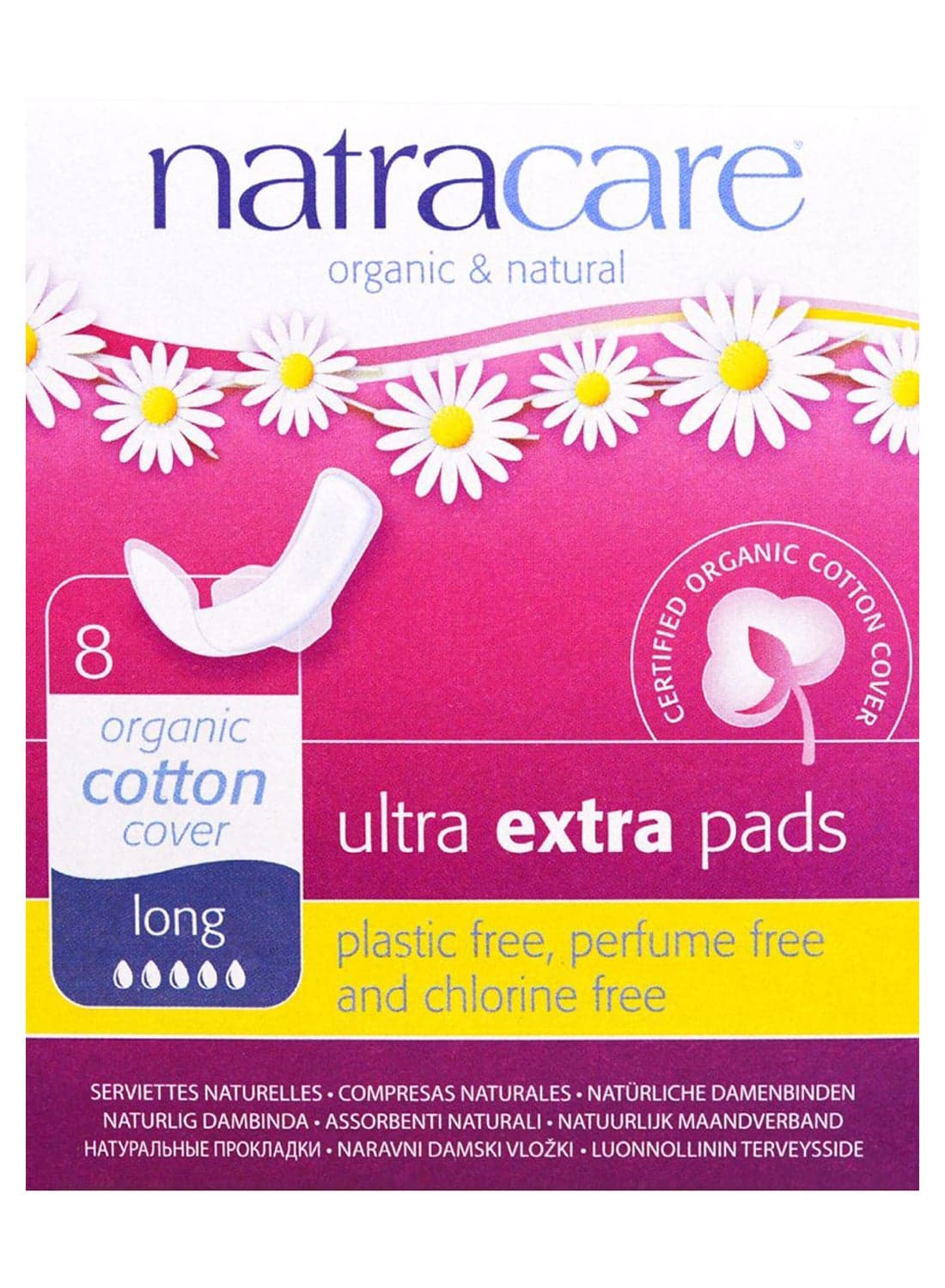 8-Piece Ultra Extra Sanitary Pad Set Long