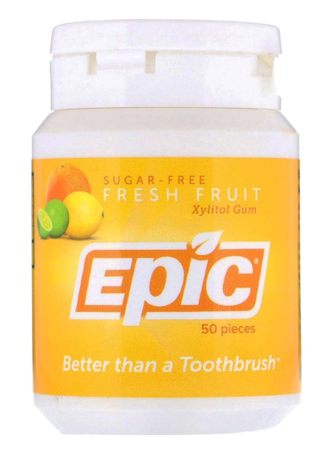 50-Piece Fresh Fruit Flavour Xylitol Gum Set 75grams