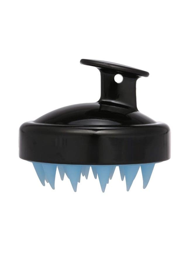 Hair Scalp Massage Brush Black/Blue 8 x 7cm