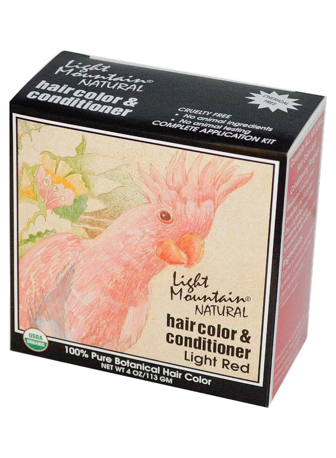 Natural Hair Color And Conditioner Light Red 113grams
