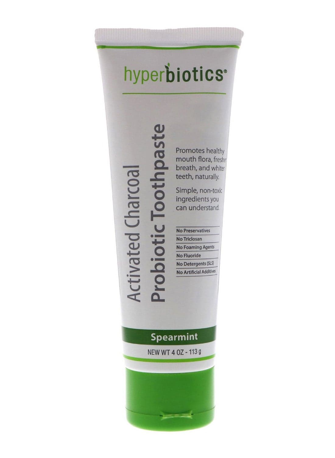 Spearmint Activated Charcoal Probiotic Toothpaste 113grams