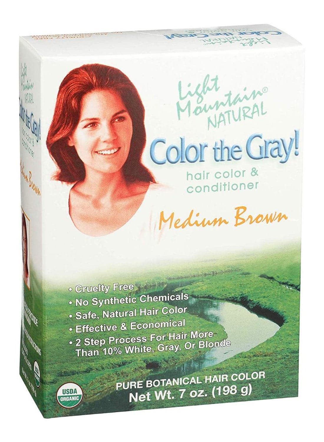 Natural Hair Colour And Conditioner Medium Brown 198grams