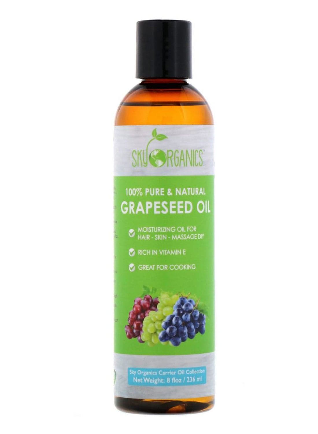 Pure And Natural Moisturizing Grapeseed Oil 236ml