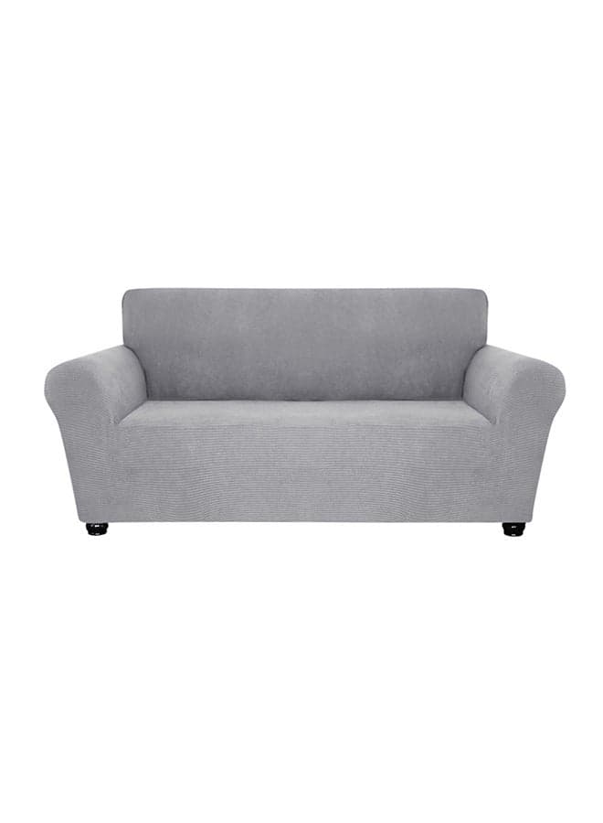 Anti-Slip 2 Seater Sofa Cover Grey 38X9X27cm