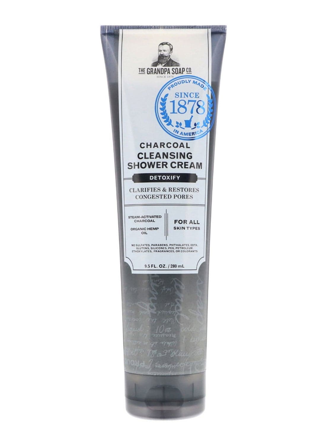 Detoxify Charcoal Cleansing Shower Cream 280ml