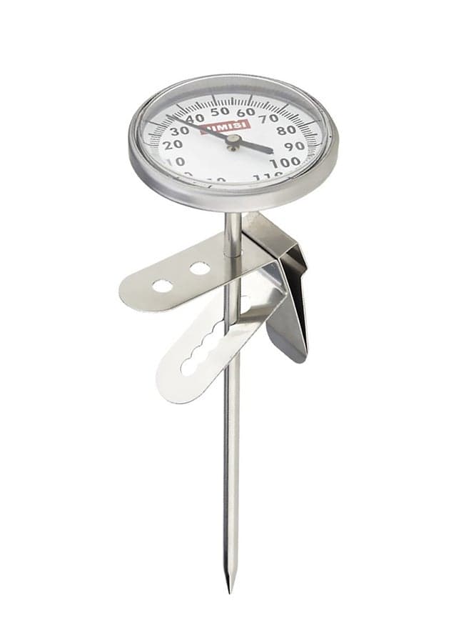 Espresso Frothing Thermometer Silver