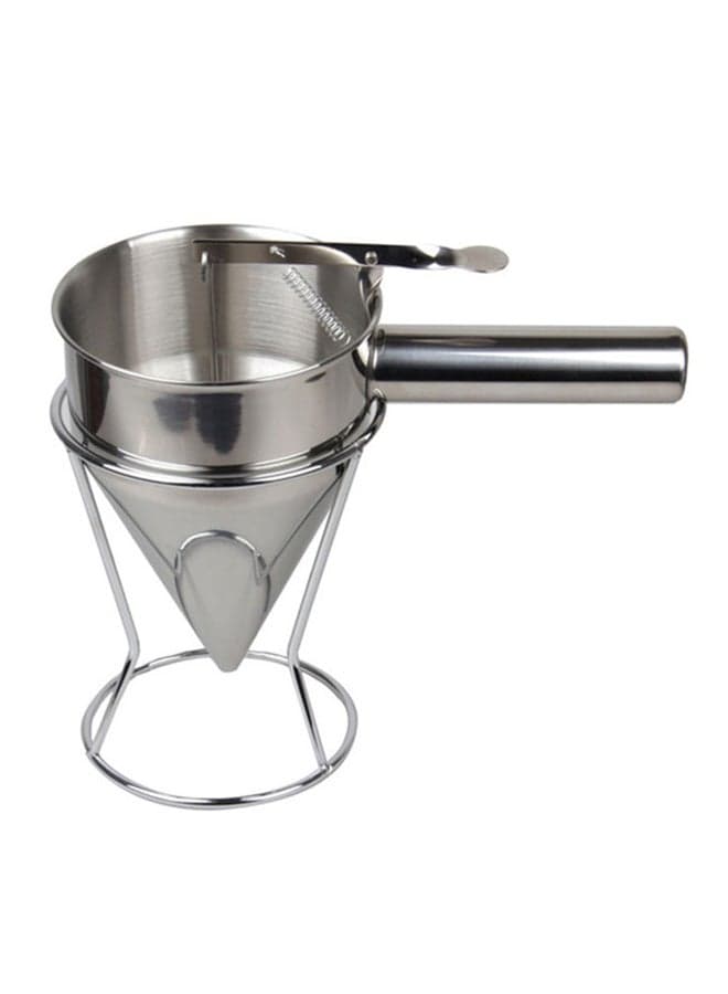 Pancake Batter Dispenser Silver 26X20cm