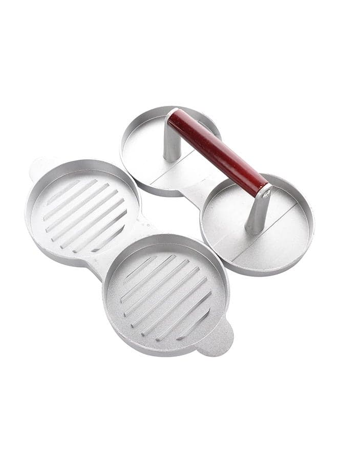 Double Burger Press Hamburger Patties Maker Multicolour 28cm