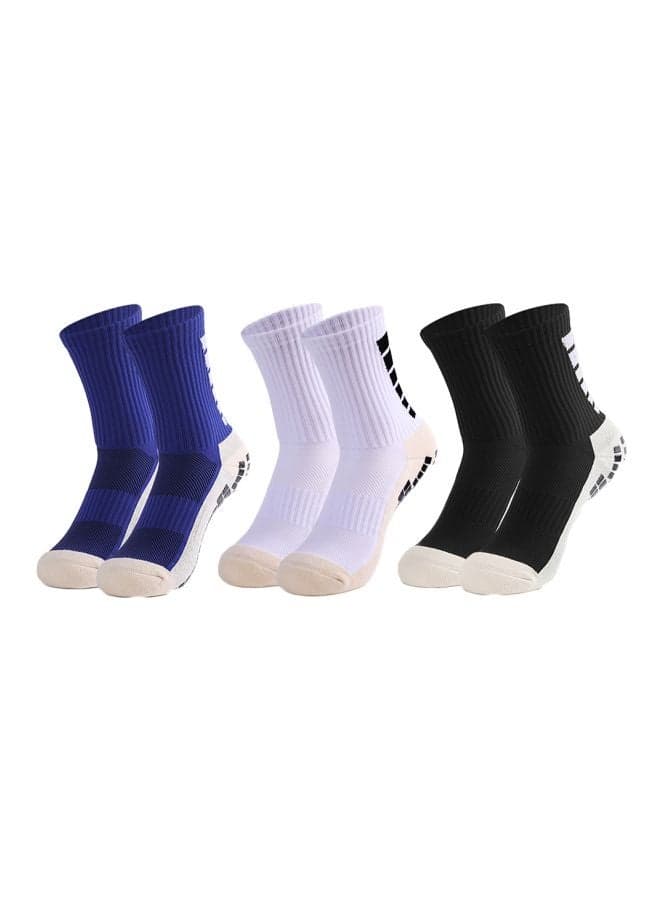 Pair Of 3 Athletic Football Socks