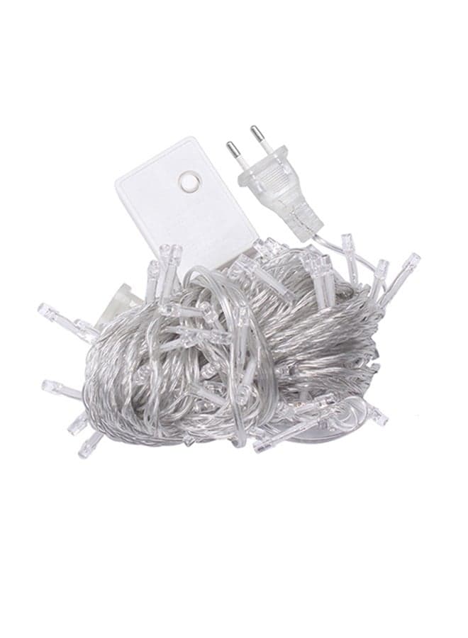 100 LEDs Battery Operated Fairy String Light White 10meter