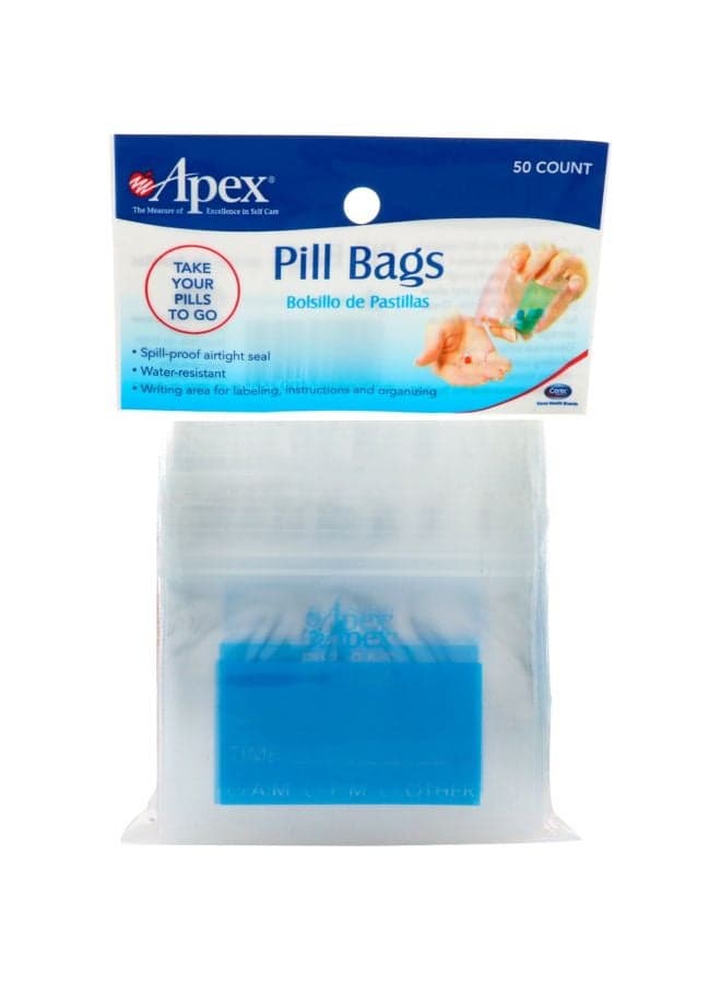 50-Piece Pill Bags