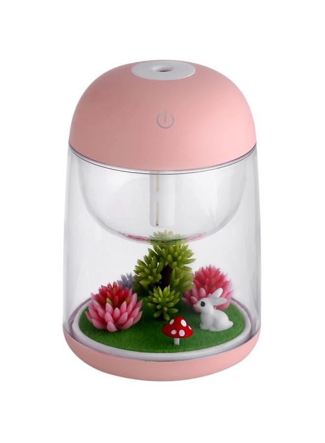Micro-landscape Air Humidifier Spray 2W Pink/Clear/Green