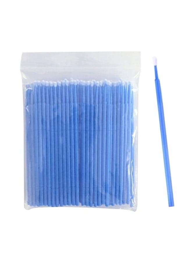 100-Piece Disposable Eyelash Extension Applicator Set Blue/White