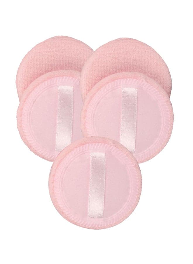 5-Piece Makeup Powder Puff Set Pink