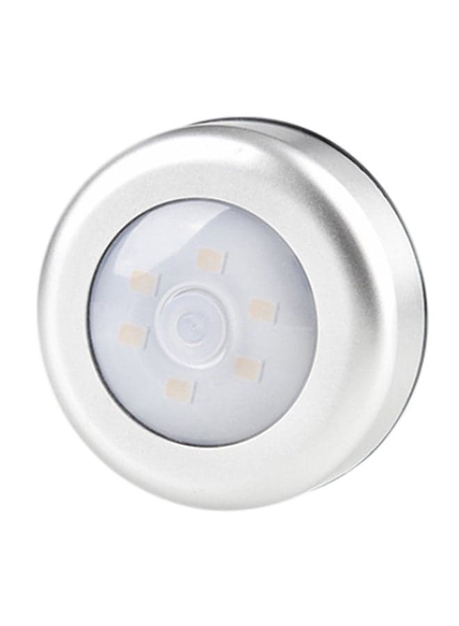 6 LED Touching Pressing Cabinet Light White 10.00x4.00x10.00cm