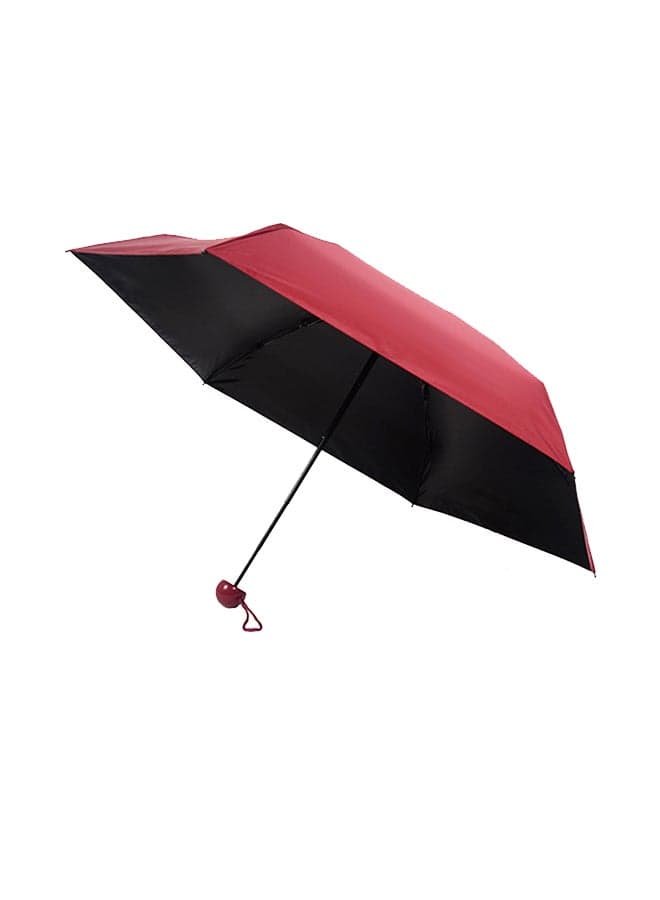 5-Folding Pocket Umbrella Red