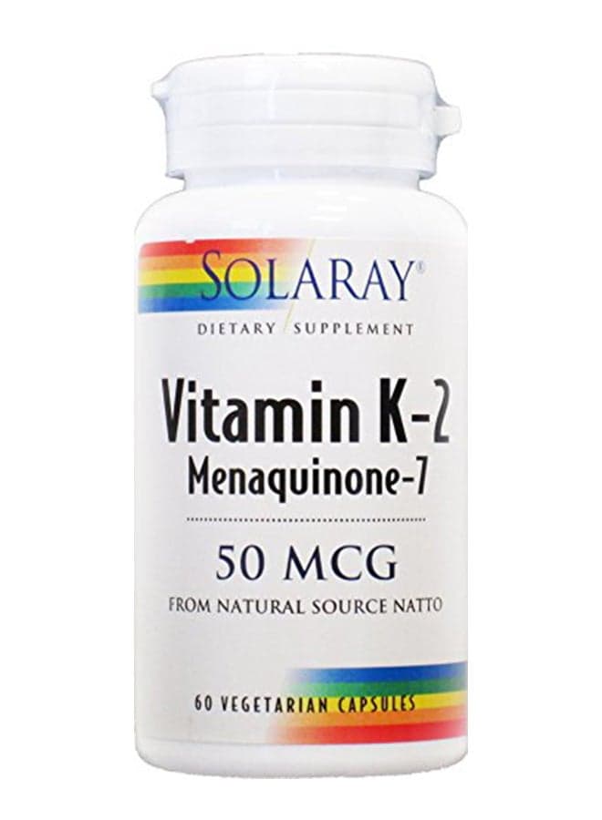 Vitamin K-2 Menaquinone-7 Dietary Supplement - 60 Capsules