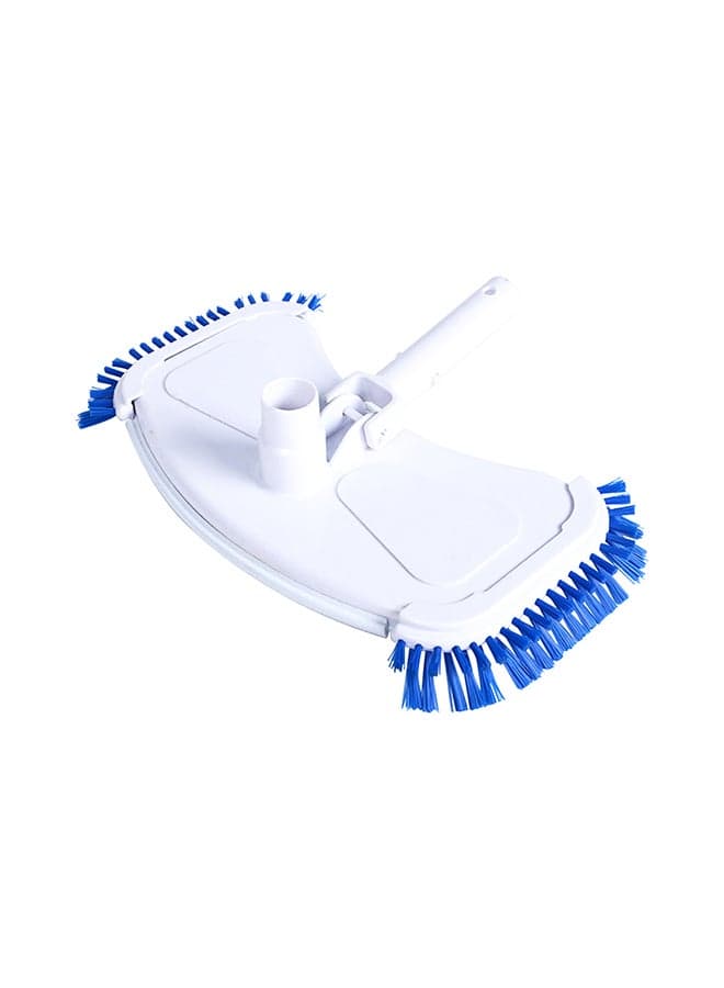 Swimming Pool Flexible Surface Cleaning Brush Blue/White 35x5x20centimeter