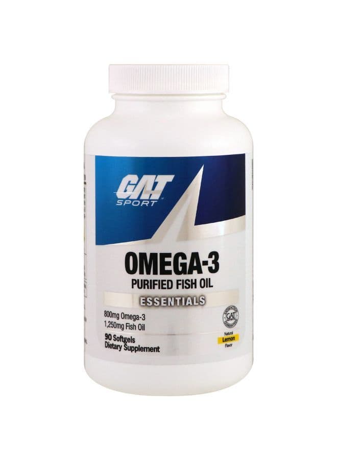 Omega-3 Purified Fish Oil Dietary Supplement 800 Mg - 90 Softgels