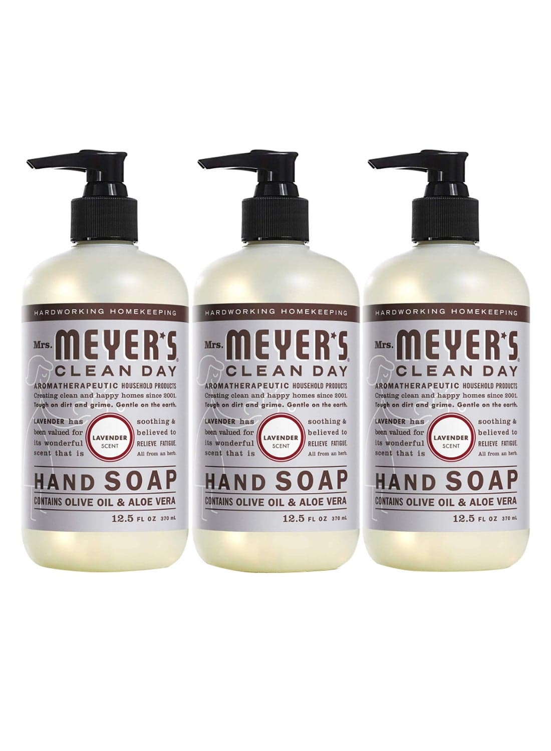 3-Piece Clean Day Liquid Hand Soap Set 3 x 370ml