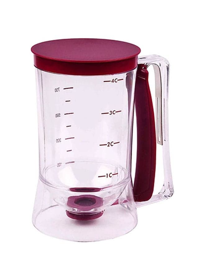Batter Dispenser With Squeeze Handle Clear/Purple 7.25x6.75inch
