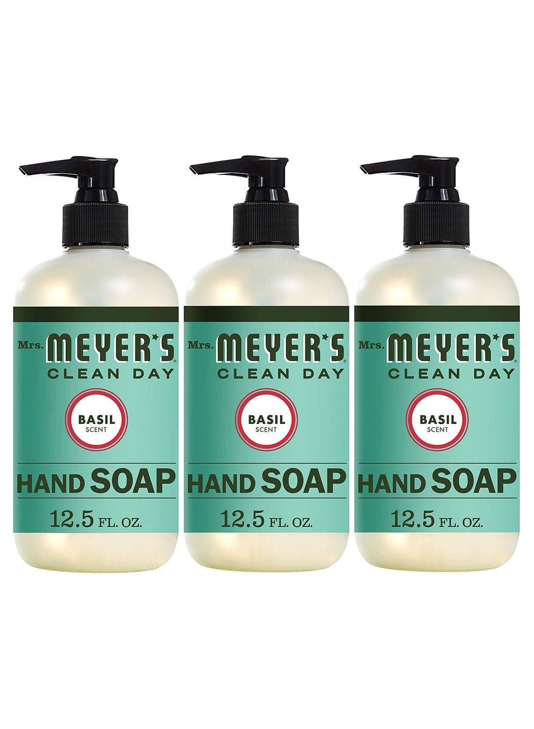 Pack Of 3 Basil Scent Hand Soap