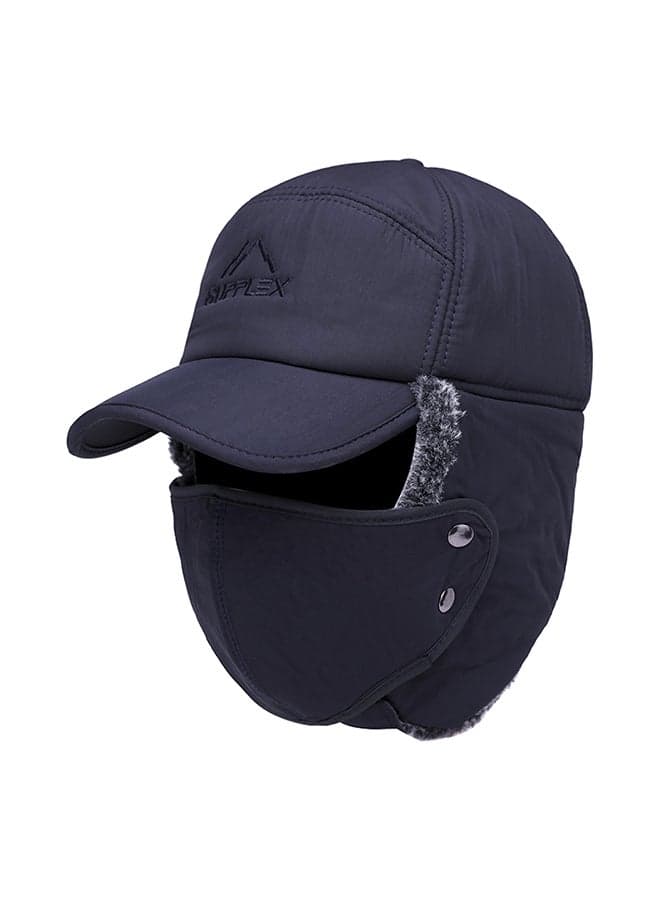 Full Face Winter Warm Hat With Detachable Mask 25x15cm
