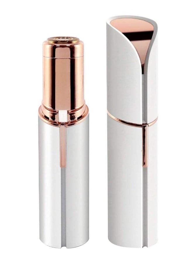 Battery Operated Face Hair Removal Machine Silver/Rose Gold