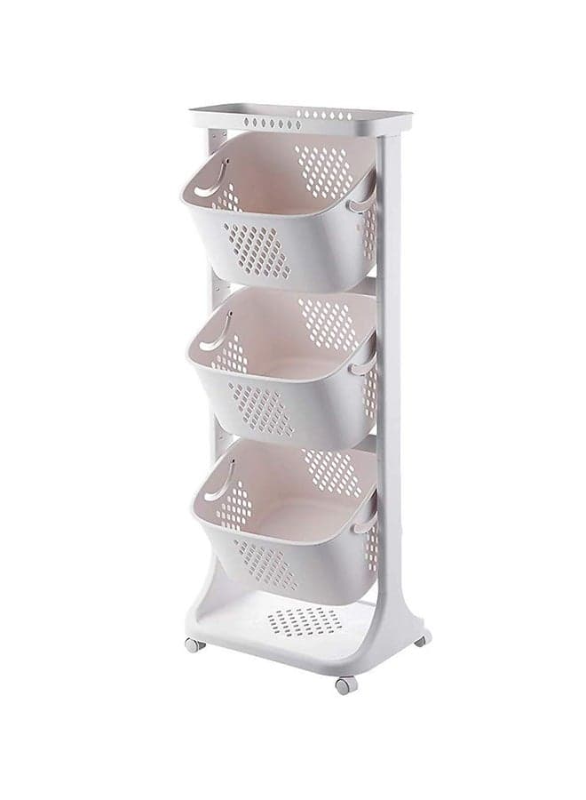 Diy Kitchen Rack White 50cm