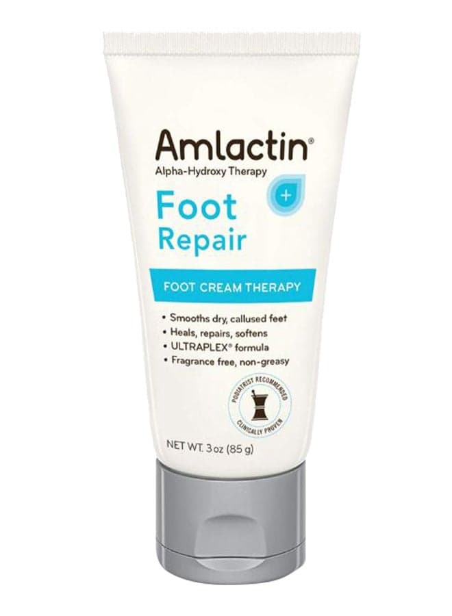 Alpha-Hydroxy Therapy Foot Repair Cream White