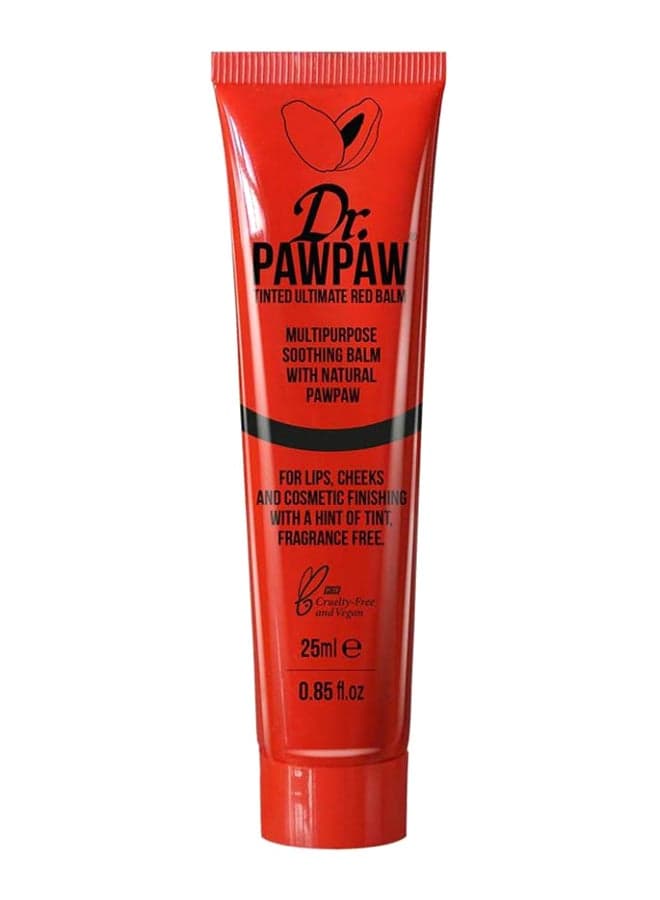 Tinted Ultimate Lip Balm Red 25ml