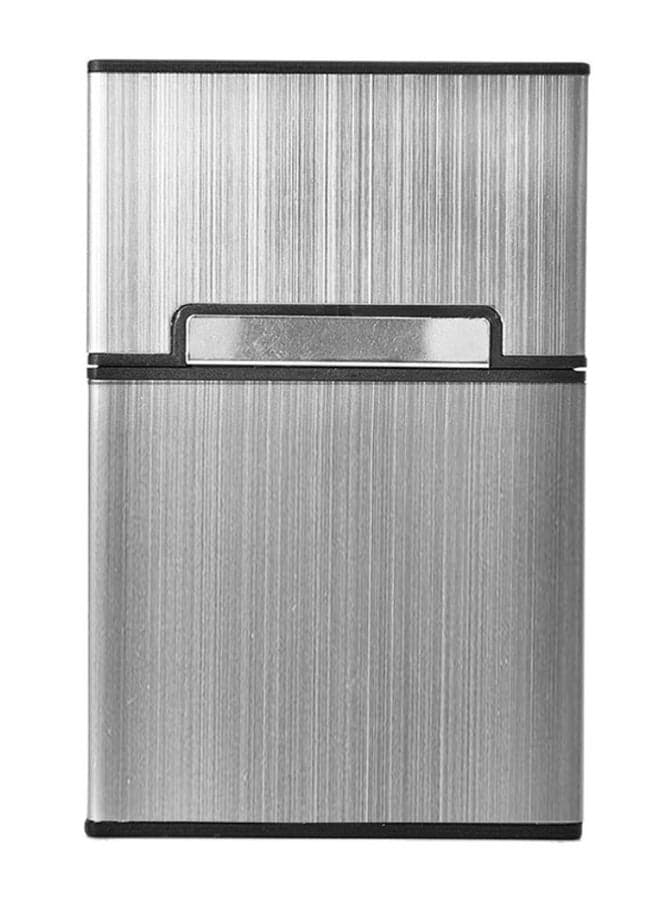 Pocket Cigarette Holder Box Silver/Black