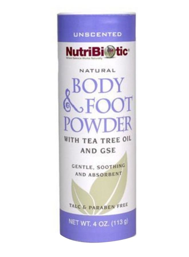 Grapefruit Seed Extract And Tea Tree Oil Body And Foot Powder 113grams