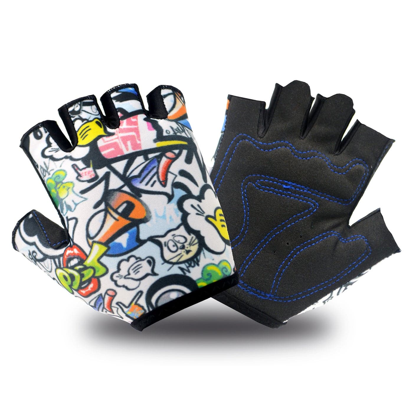 Half Finger Cycling Skating Gloves 16x14cm