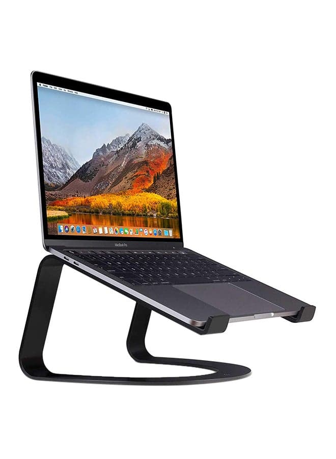 Curve Desktop Stand for MacBook Black