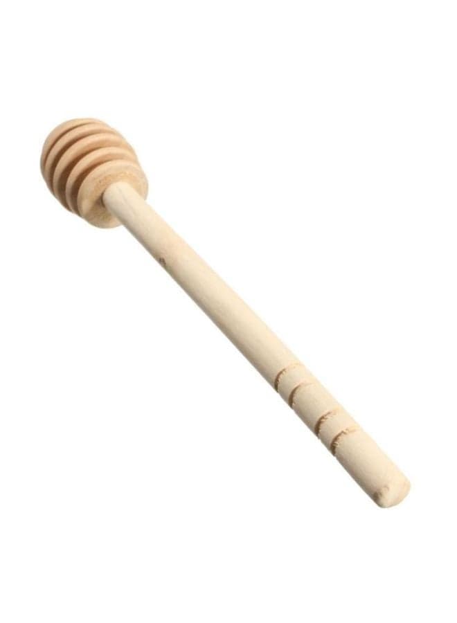 Wooden Honey Spoon Beige
