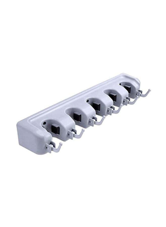Broom Tool Holder Organizer White