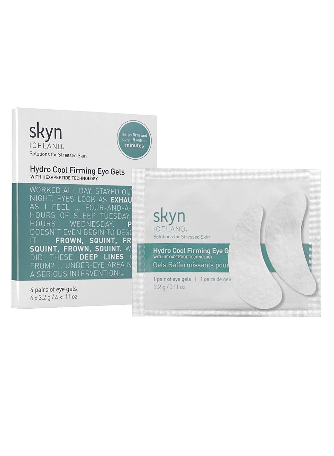 Pair Of 4 Hydro Cool Firming Eye Gel