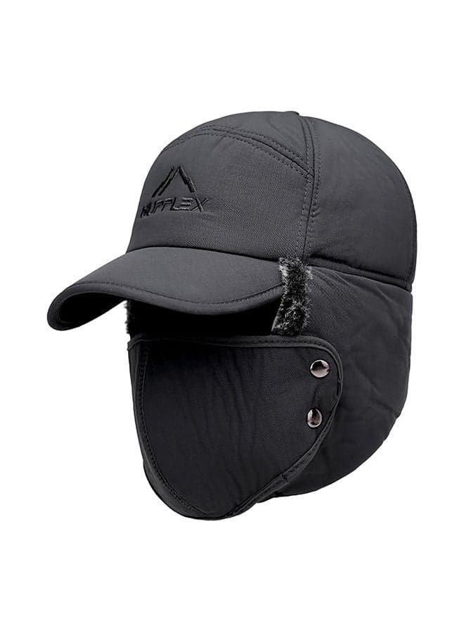 Full Face Winter Warm Hat With Detachable Mask 25x15x8cm 25x15x8cm
