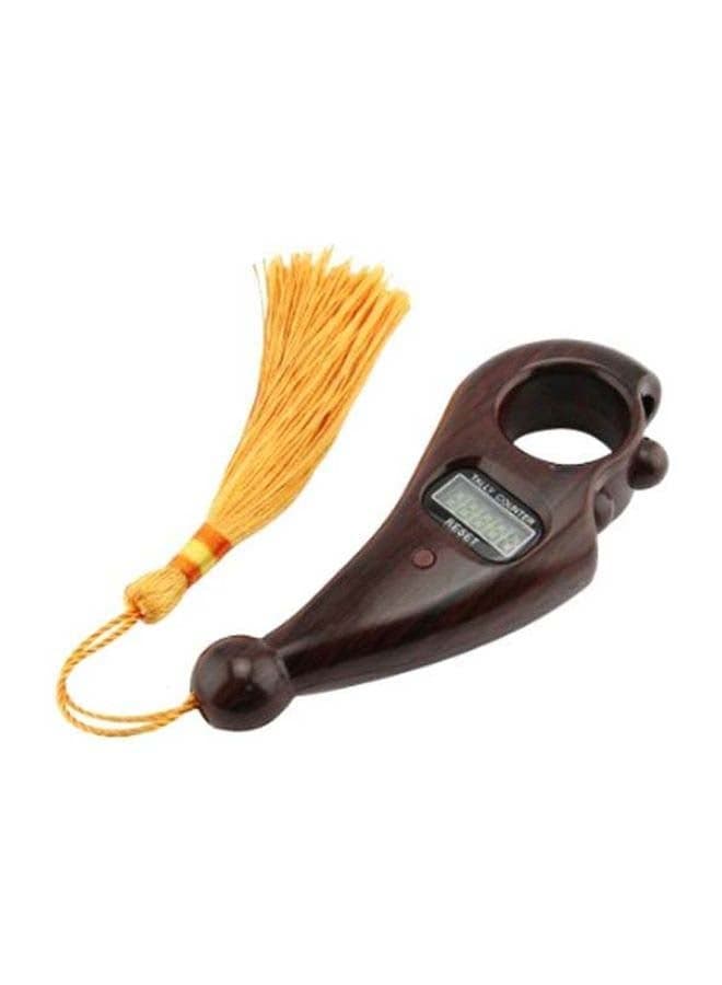Digital Tasbih Talley Counter Brown