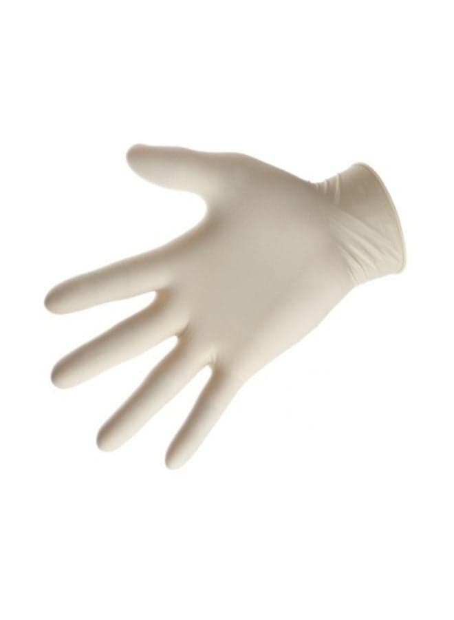 100-Piece Disposable Latex Examination Gloves