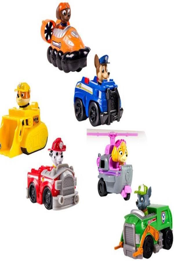 6-Piece Paw Patrol Snow Slide Toy set