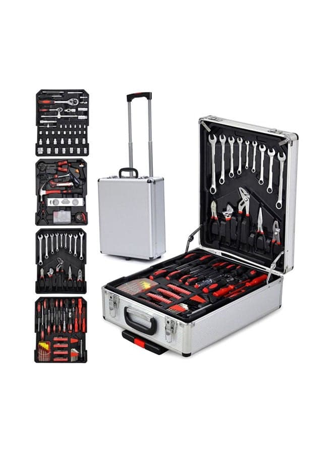 187-piece Professional Tools Set Red/Silver