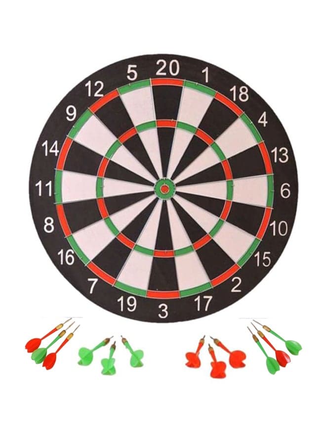 13 Piece Double Face Dart Board Set 15inch