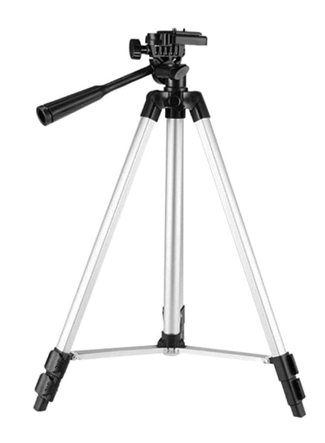 Portable Lightweight Tripod Stand Silver/Black