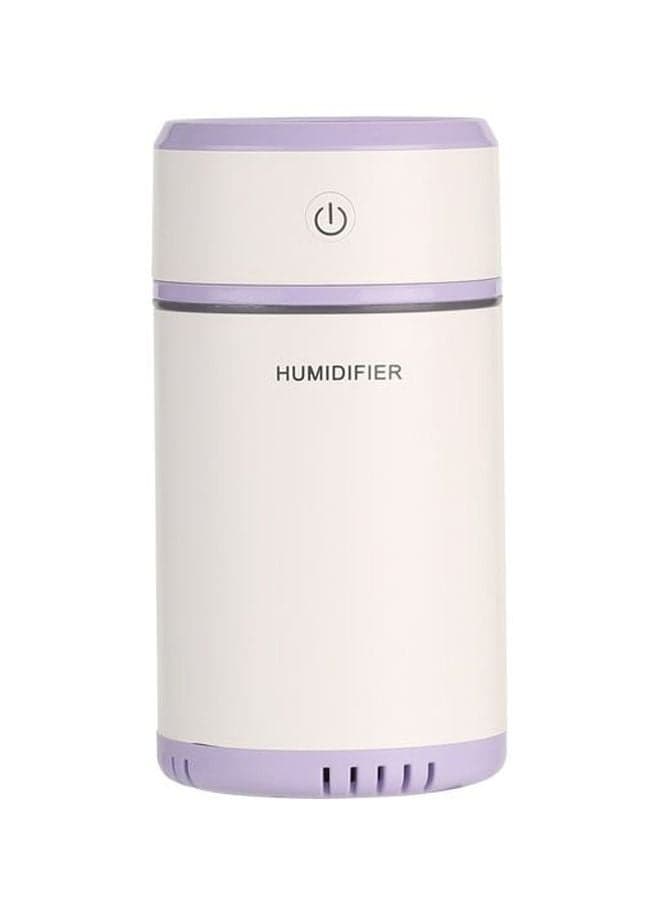 Portable Wireless USB Air Humidifier 2W White/Purple