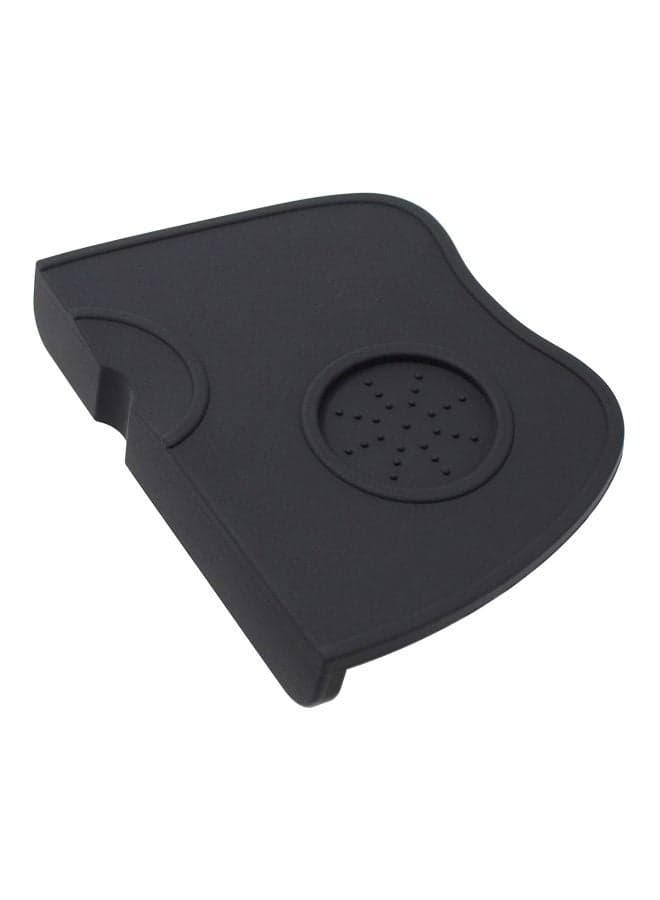 Silicone Coffee Tamper Mat black 18.5x1.1x14.8cm