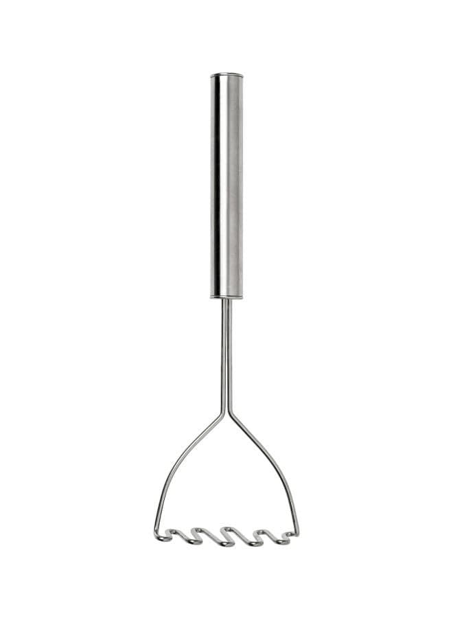 Stainless Steel Potato Masher Silver 18cm