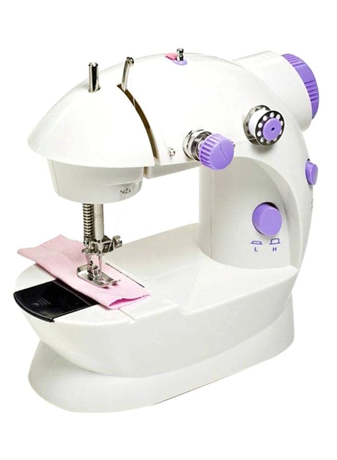 Mini Sewing Machine With Foot Pedal White/Purple 2294 White/Purple