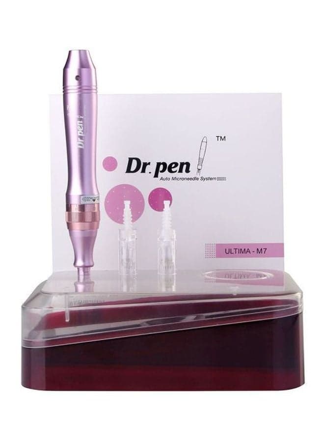 Ultima M7 Wireless Auto Microneedling Derma Pen Pink
